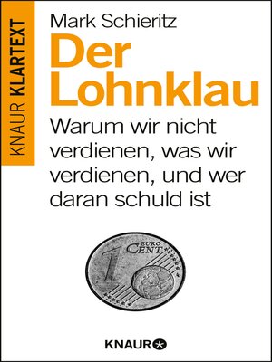 cover image of Der Lohnklau
